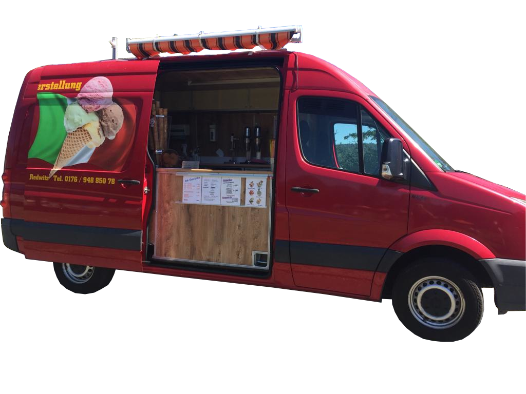 Das Eismobil für Ihre Veranstaltung, Hochzeit oder Firmenfeier #Eisauto #Eismobil #Eiswagen #Oberfranken #Redwitz #Eis